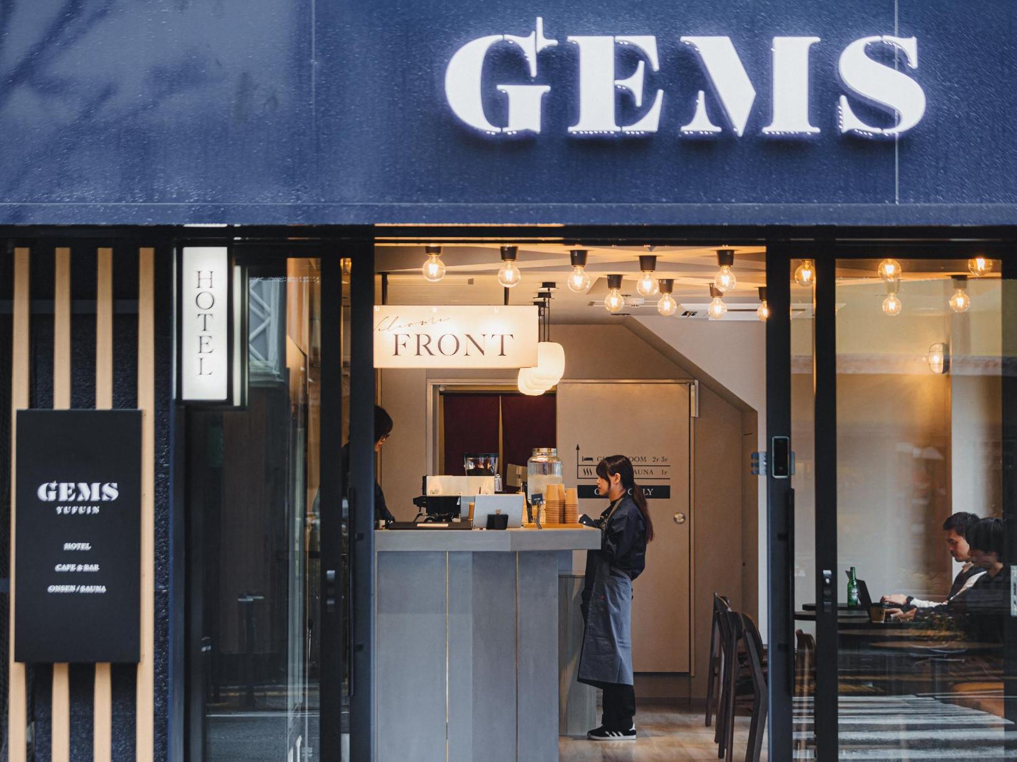 Gems Yufuin Hotel And Spa Cafe Bar Esterno foto